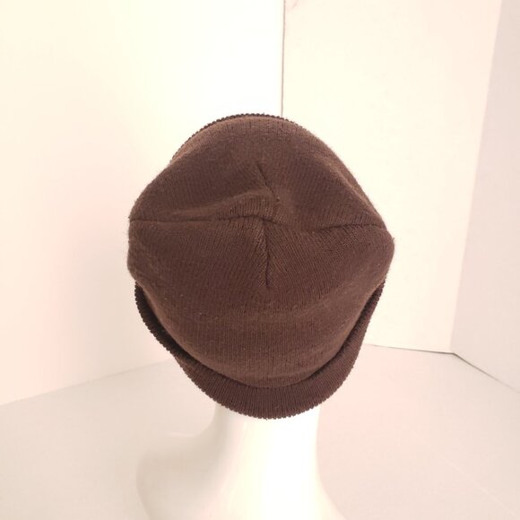 Unisex Adults Chocolate Brown Color Cute Hat Beanie - Picture 3 of 8